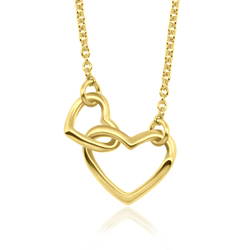 Gold Plated Silver Necklaces Line SPE-745-GP